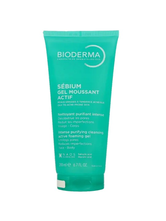 Sebium Gel Moussant Actif gel detergente viso 200ml
