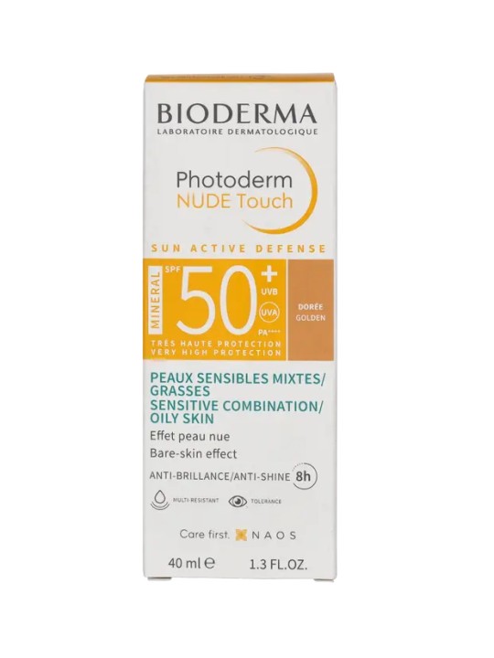 Bioderma Photoderm Nude Touch Mineral SPF50 40ml Doree