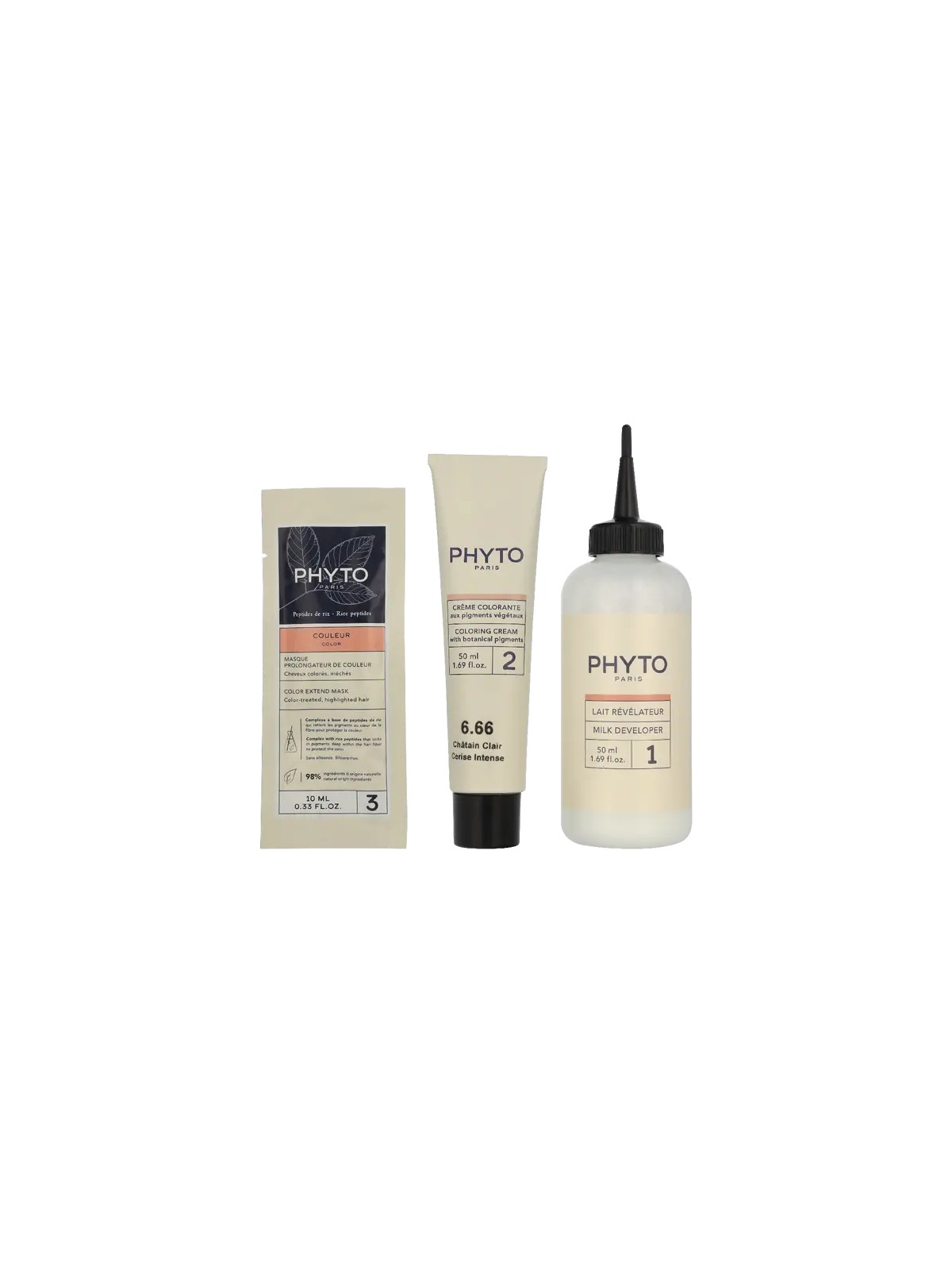 Phyto PHYTOCOLOR n.6.66 - Marrone Chiaro Ciliegia Intensa 4 unità unisex