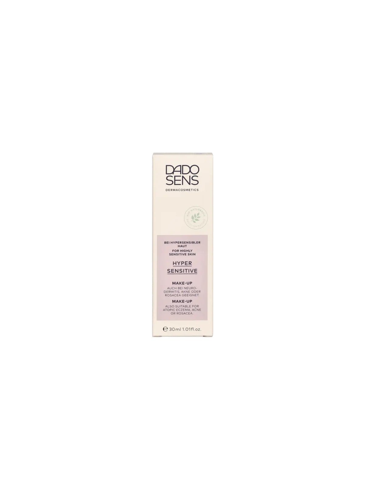 Fondotinta Dado Sens Hypersensitive Make-Up 30ml Numero 01W Naturale