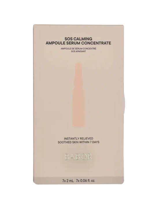 Fiale viso Babor SOS Calming Ampoule Concentrates donna 14ml 7x2ml-Sensitive & Irritated Skin