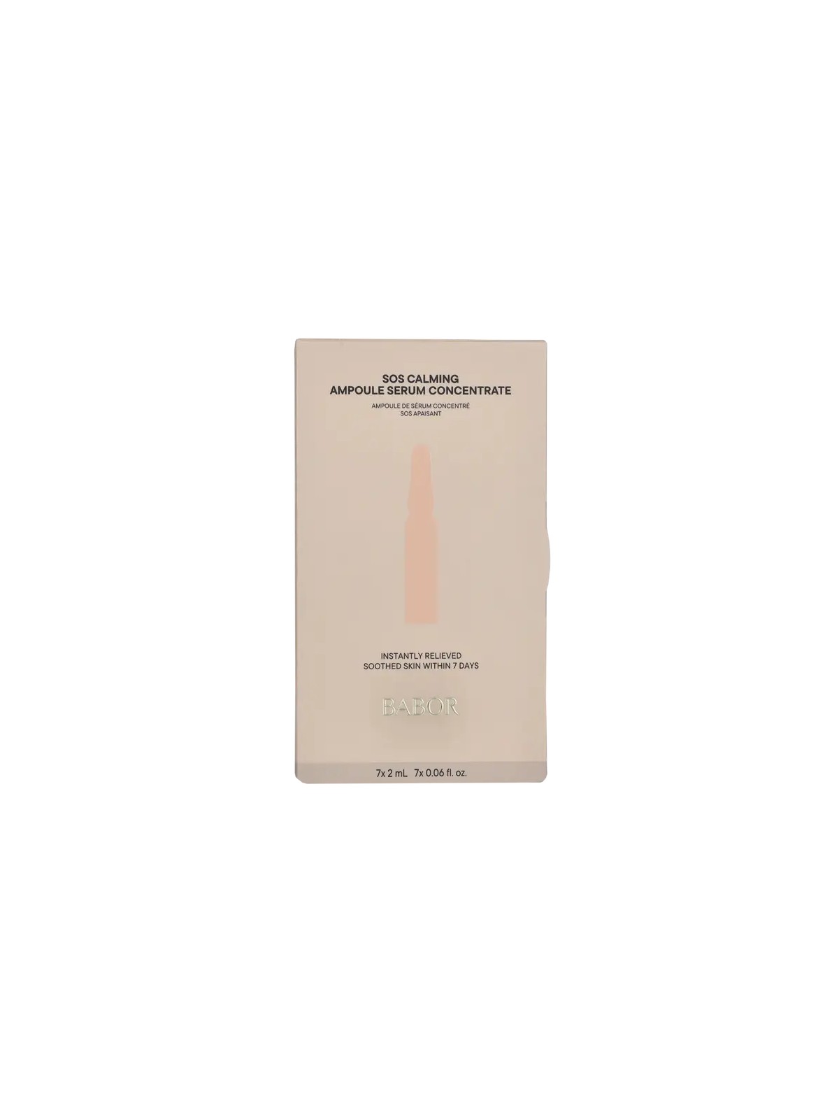 Fiale viso Babor SOS Calming Ampoule Concentrates donna 14ml 7x2ml-Sensitive & Irritated Skin