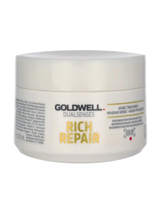 Goldwell Dualsenses Rich Repair 60S Treatment unisex 200ml Regeneration For Damaged Hair