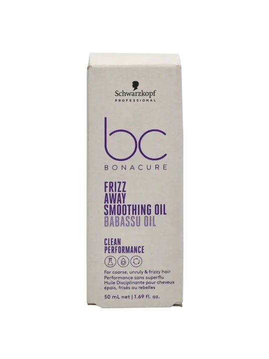 Schwarzkopf Bonacure Frizz Away Smoothing Oil 50ml For Course, Unruly & Frizzy Hair