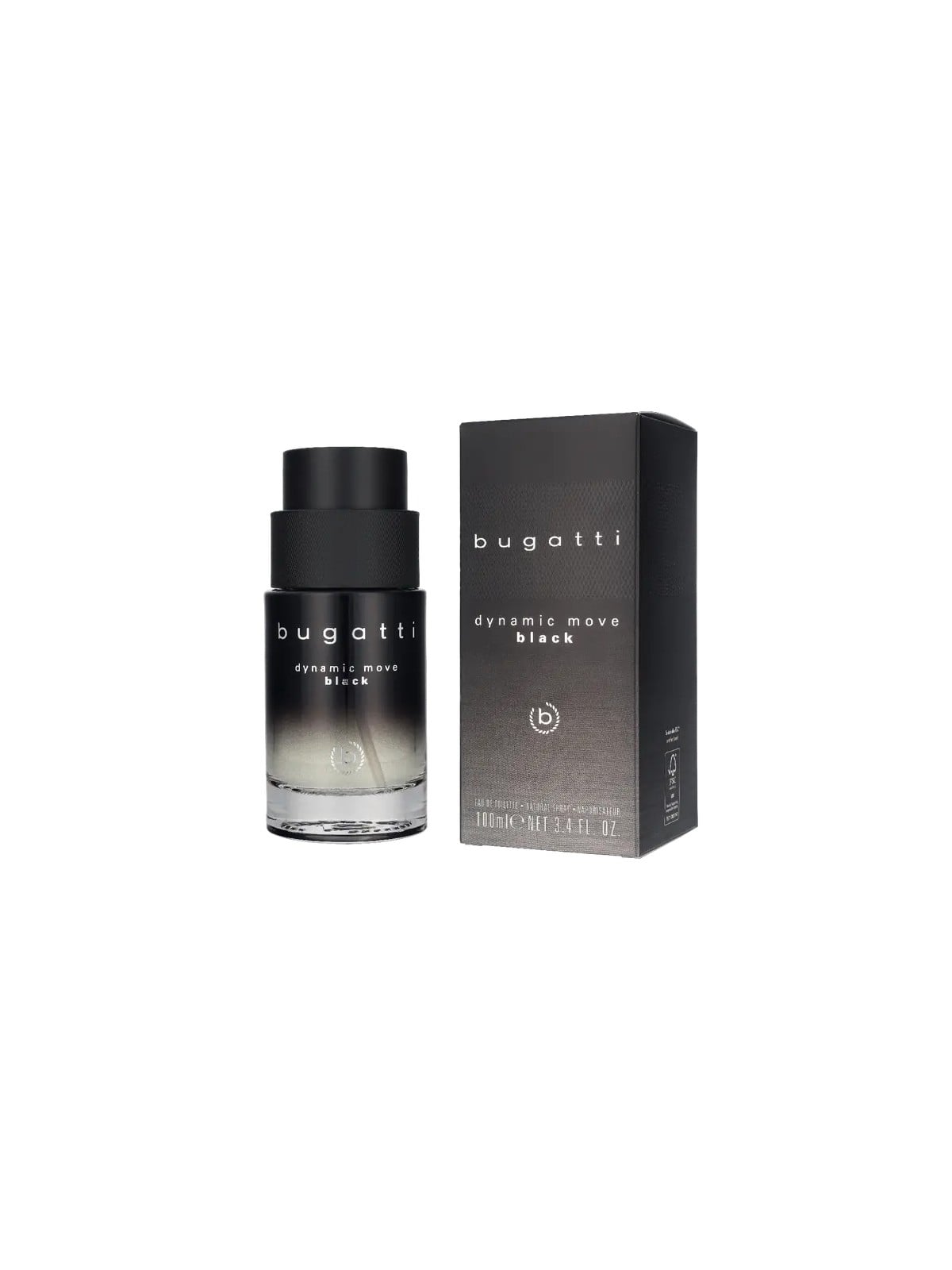 Bugatti Dynamic Move Black eau de toilette spray 100ml