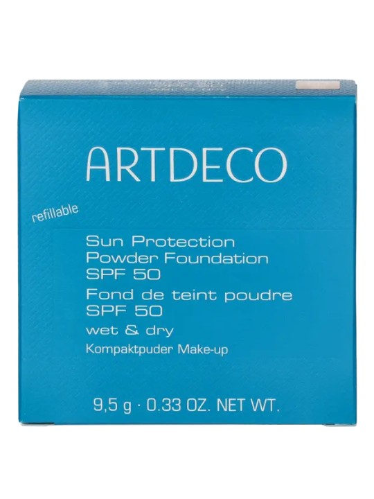 Artdeco Protezione Solare Fondotinta in Polvere Wet  Dry SPF 50 Pudr 9 5 g Warm 90 Light Sand donna