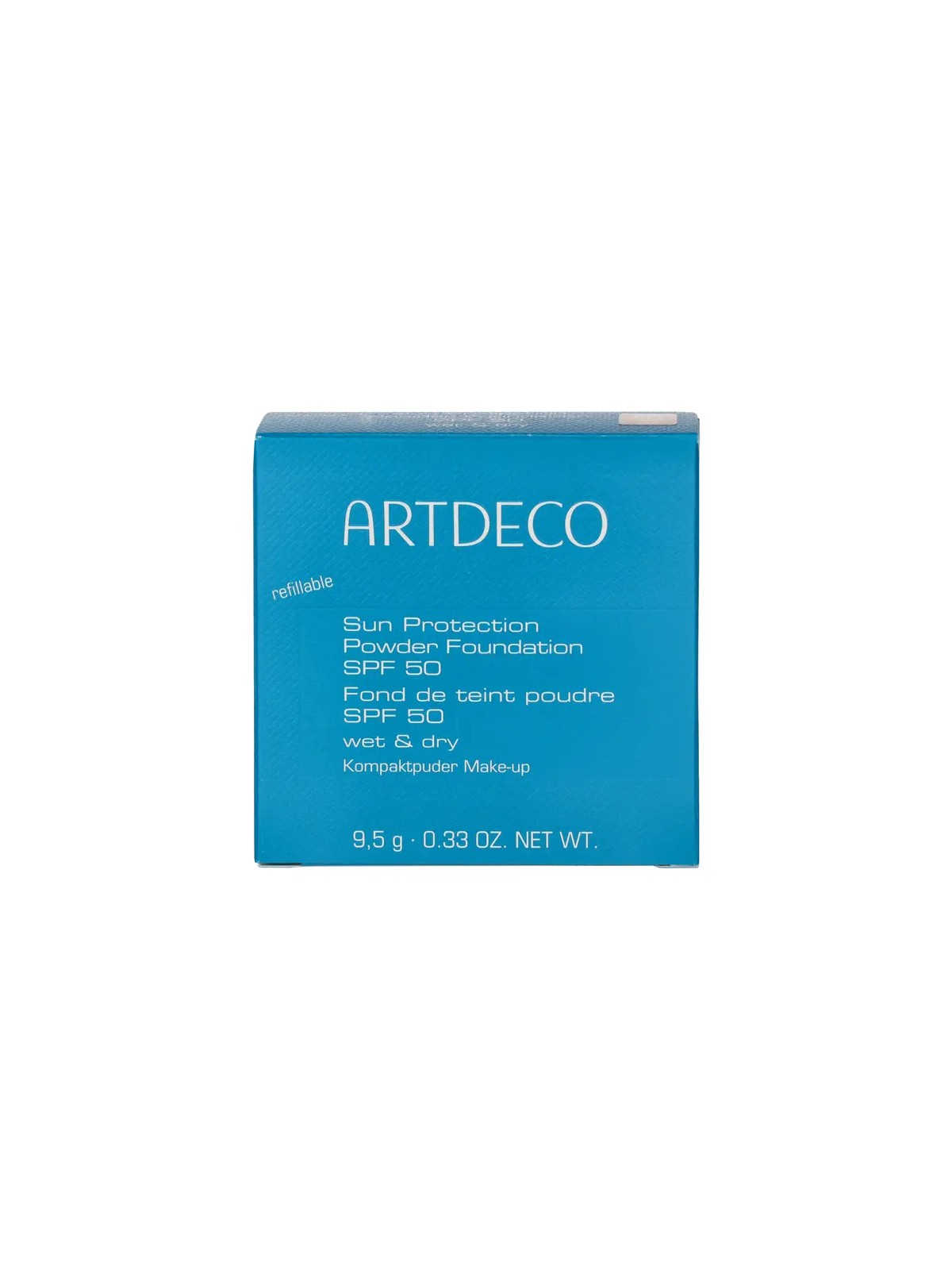 Artdeco Protezione Solare Fondotinta in Polvere Wet  Dry SPF 50 Pudr 9 5 g Warm 90 Light Sand donna