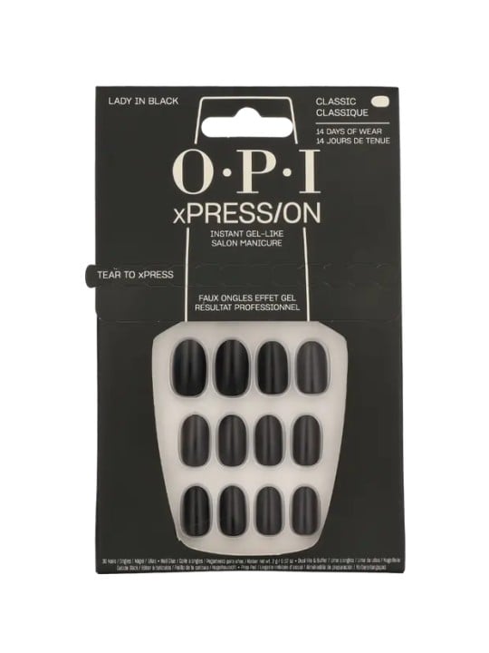 OPI Xpress-On Nail Art 30 unitï¿½ï¿½ Lady In Black