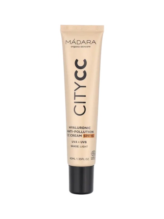 Madara Hyaluronic Anti-Pollution CC Cream SPF15 donna 40ml Light, All Skin Types