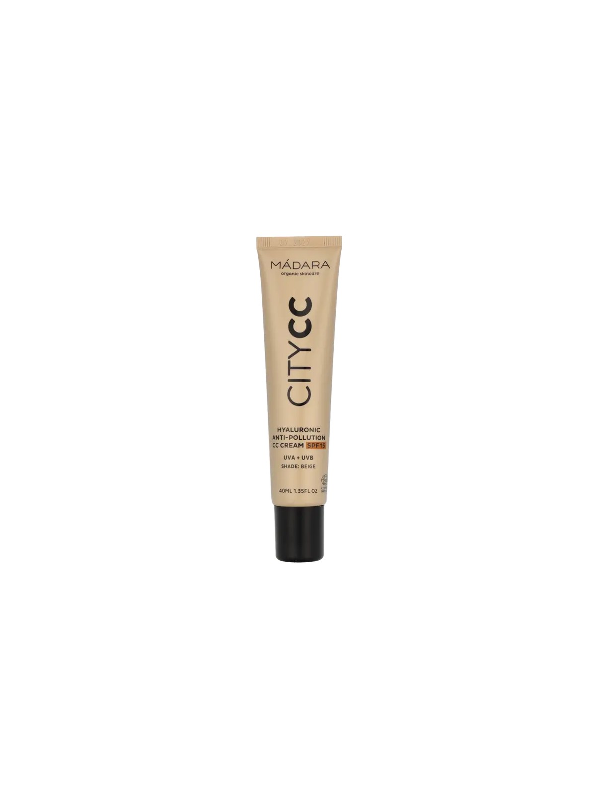 Crema CC Anti-Inquinamento con Acido Ialuronico SPF15 Beige 40ml Unisex