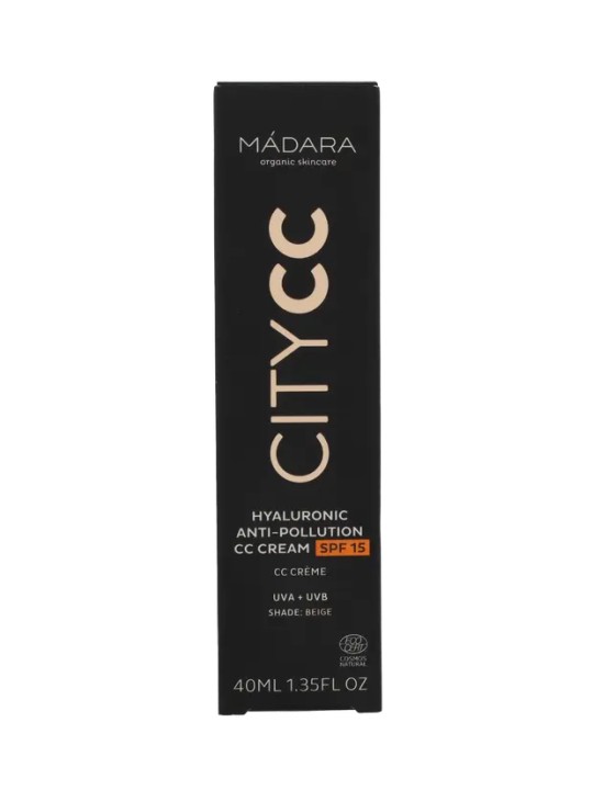 Crema CC Anti-Inquinamento con Acido Ialuronico SPF15 Beige 40ml Unisex