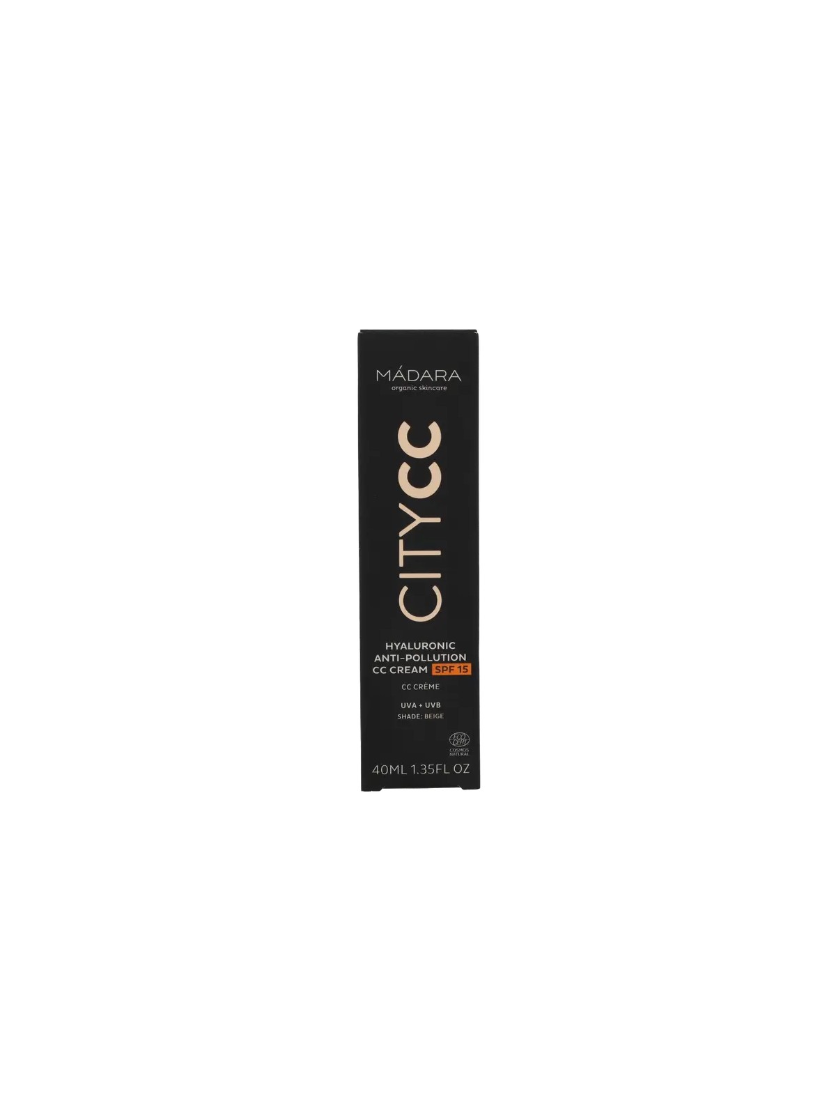 Crema CC Anti-Inquinamento con Acido Ialuronico SPF15 Beige 40ml Unisex