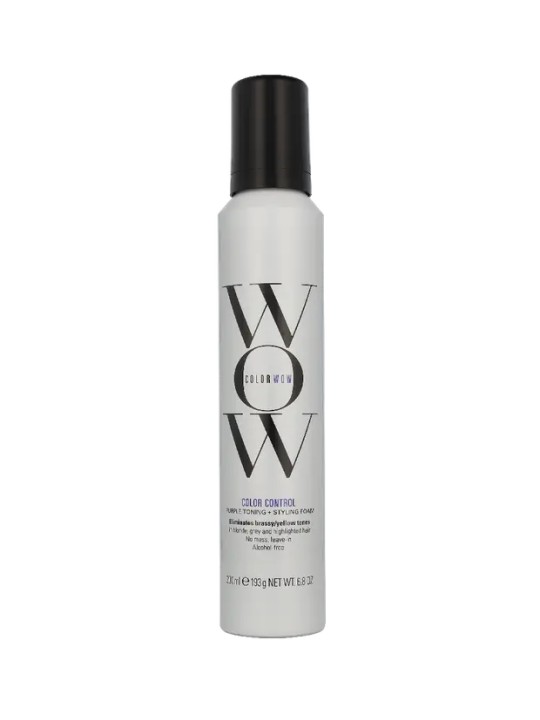 Schiuma tonalizzante viola per capelli biondi