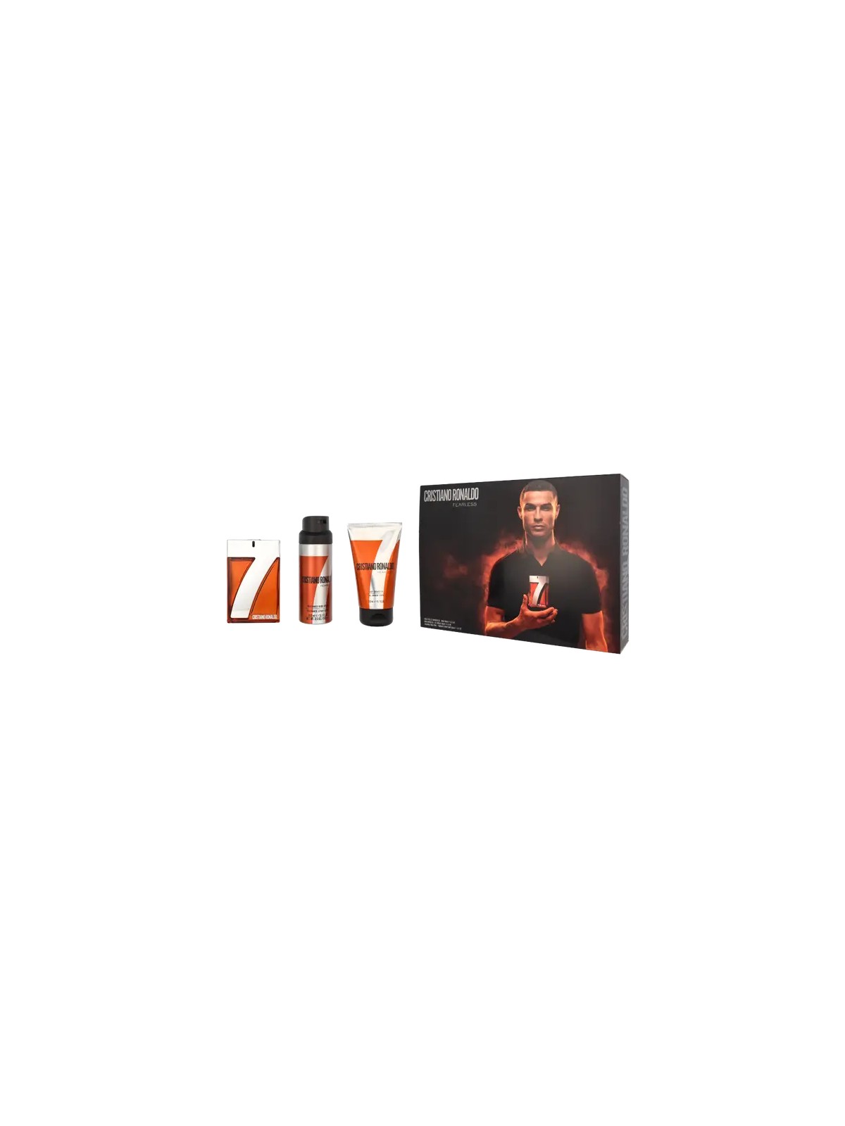 Cristiano Ronaldo CR7 Fearless Giftset eau de toilette Spray 100ml Shower Gel 150ml Body Spray 150ml 185ml