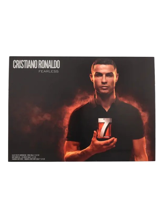 Cristiano Ronaldo CR7 Fearless Giftset eau de toilette Spray 100ml Shower Gel 150ml Body Spray 150ml 185ml