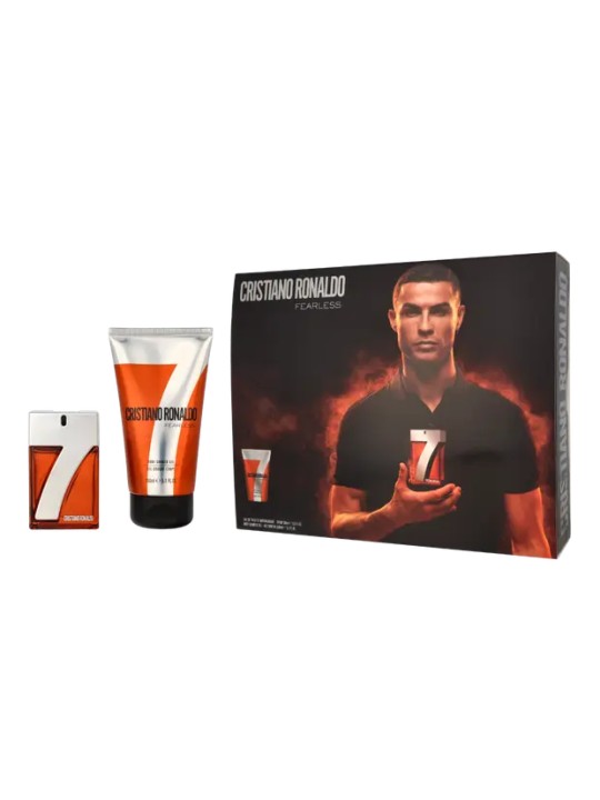 Cristiano Ronaldo CR7 Fearless Giftset uomo 180ml eau de toilette Spray 30ml-Showergel 150ml