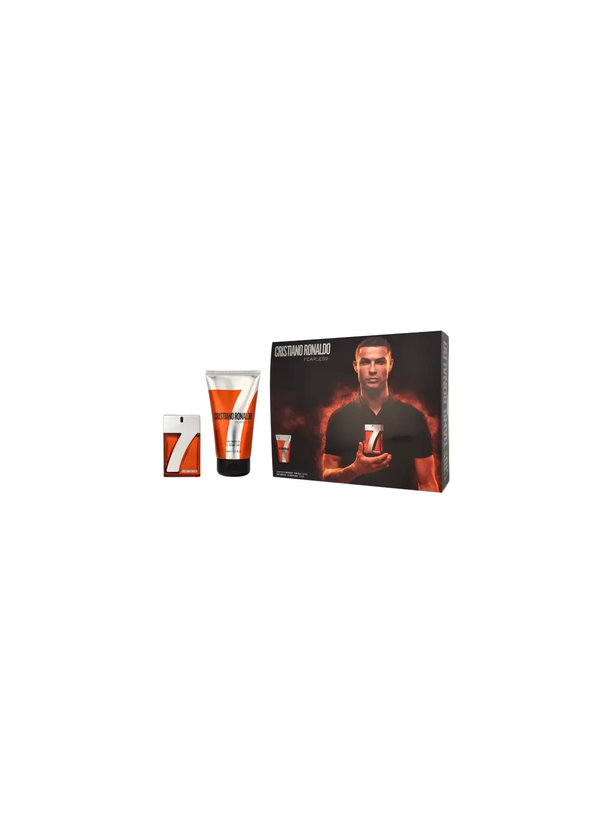 Cristiano Ronaldo CR7 Fearless Giftset uomo 180ml eau de toilette Spray 30ml-Showergel 150ml