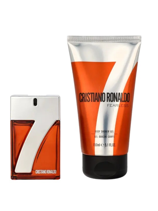 Cristiano Ronaldo CR7 Fearless Giftset uomo 180ml eau de toilette Spray 30ml-Showergel 150ml