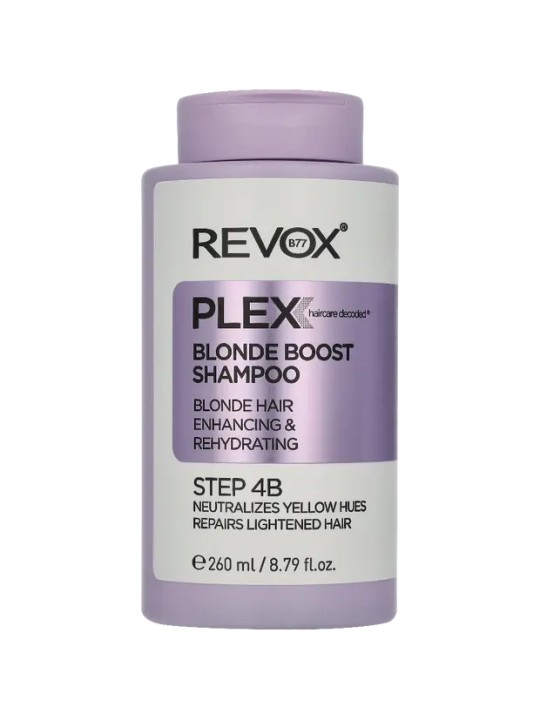 Shampoo potenziante biondo Revox B77 PLEX 260ml donna