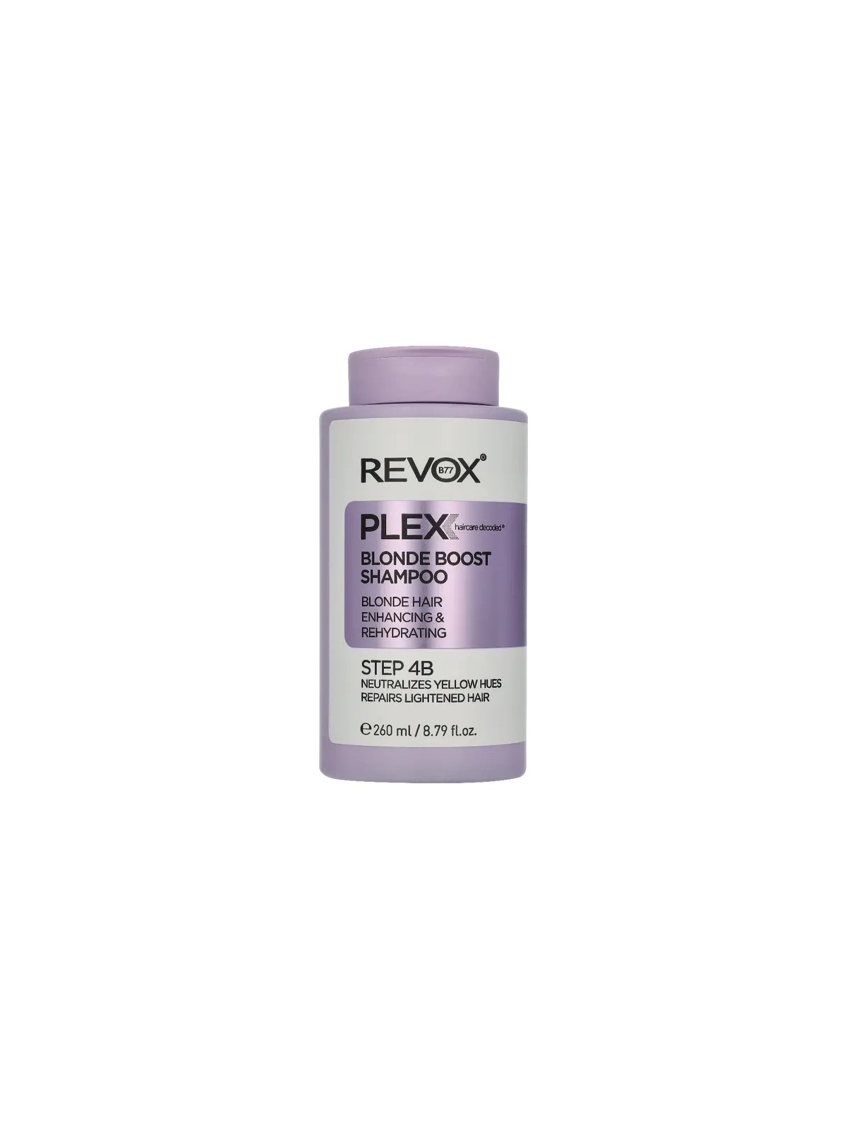 Shampoo potenziante biondo Revox B77 PLEX 260ml donna