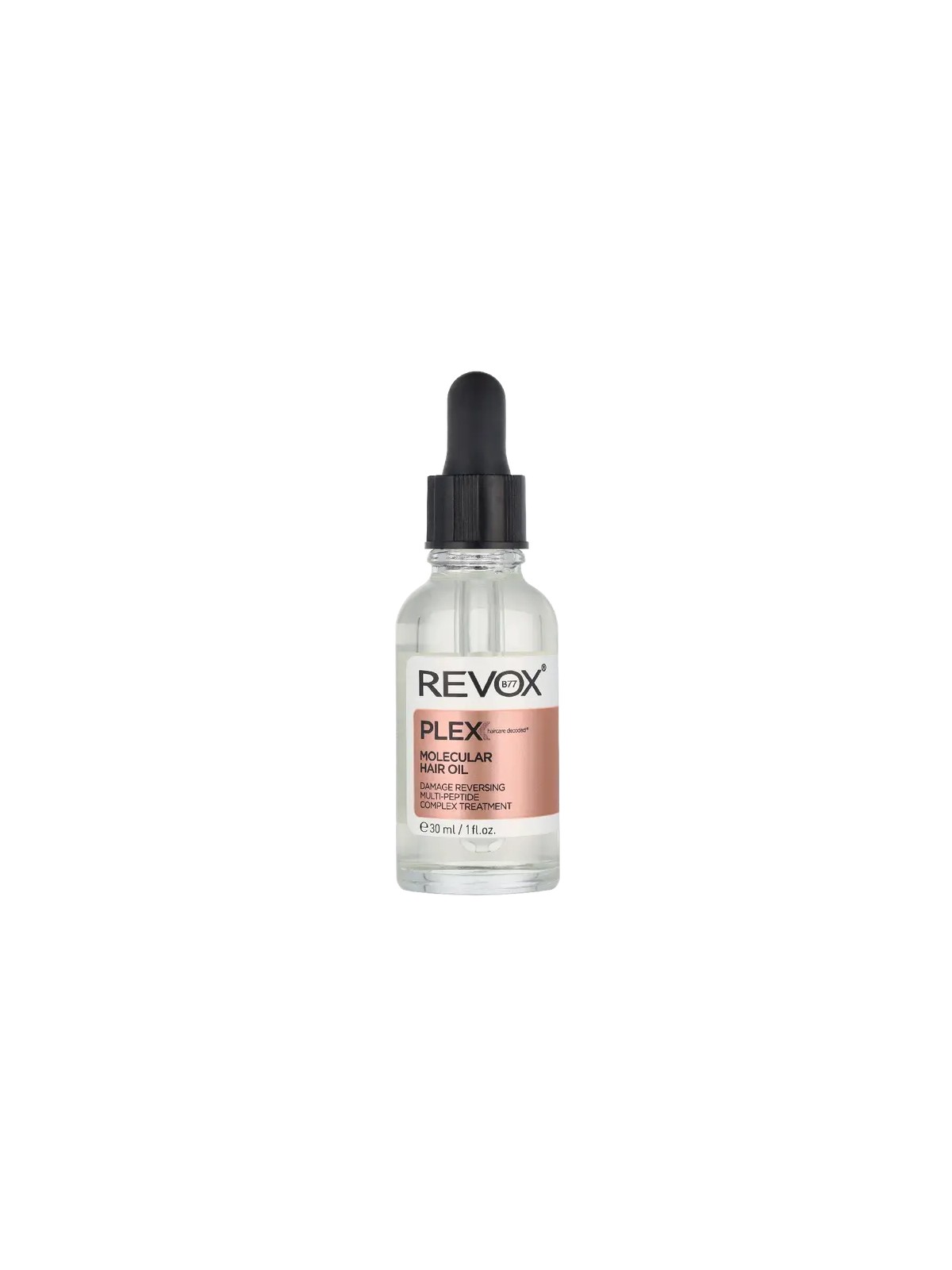 Revox B77 Plex Olio per capelli con peptidi molecolari per un trattamento riparatore 30ml