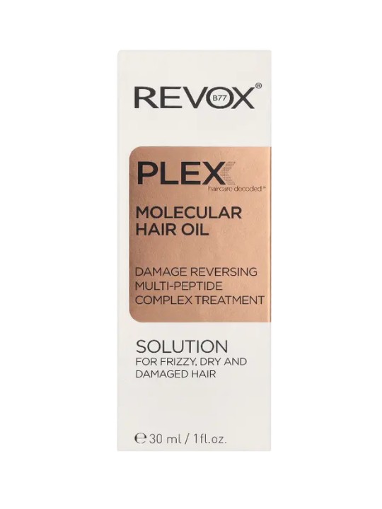 Revox B77 Plex Olio per capelli con peptidi molecolari per un trattamento riparatore 30ml