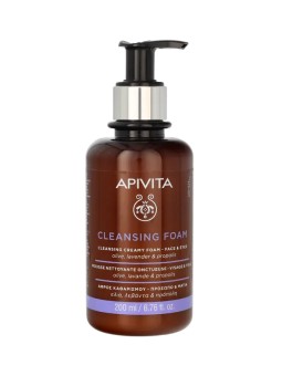 Crema Detergente Viso/Occhi Apivita con oliva e lavanda 200ml