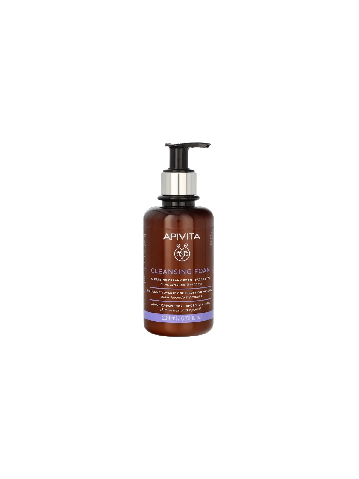 Crema Detergente Viso/Occhi Apivita con oliva e lavanda 200ml