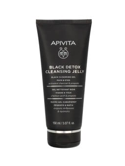 Apivita Black Cleansing Gel con carbone attivo e propoli