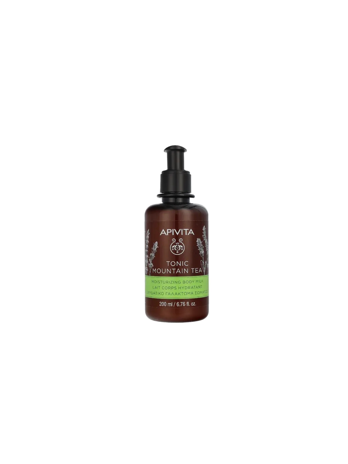 Crema corpo Apivita MOUNTAIN TEA con T di Montagna 200ml