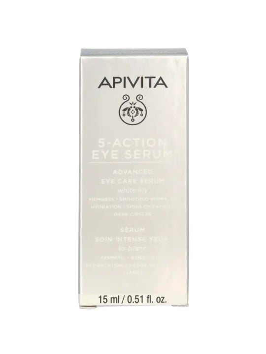 Apivita 5-ACTION Eye Serum with White Lily 15ml