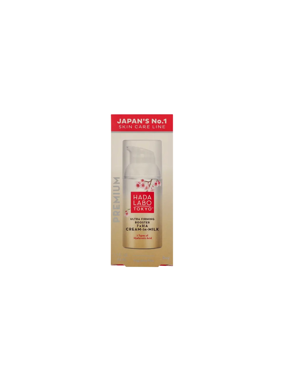 Hada Labo Tokyo Premium 7 x Ha Crema Latte Rassodante e Illuminante Viso 50ml
