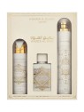 Lattafa SET Honor & Glory Badee Al Oud Eau de Parfum spray 100ml + Spray profumato 200ml + Deodorante per ambienti 300ml