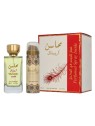 Lattafa Perfumes Set regalo Mahasin Crystal eau de parfum 100 ml