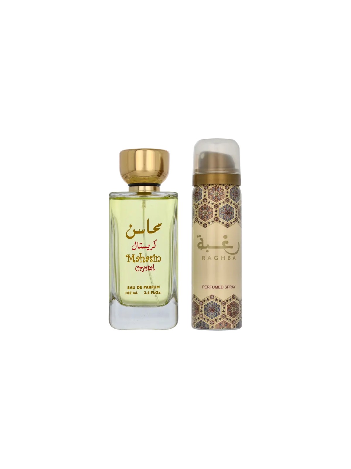 Lattafa Perfumes Set regalo Mahasin Crystal eau de parfum 100 ml