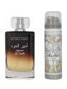 Set regalo Lattafa Ameer Al Oudh Eau de Parfum 100ml e deodorante 50ml