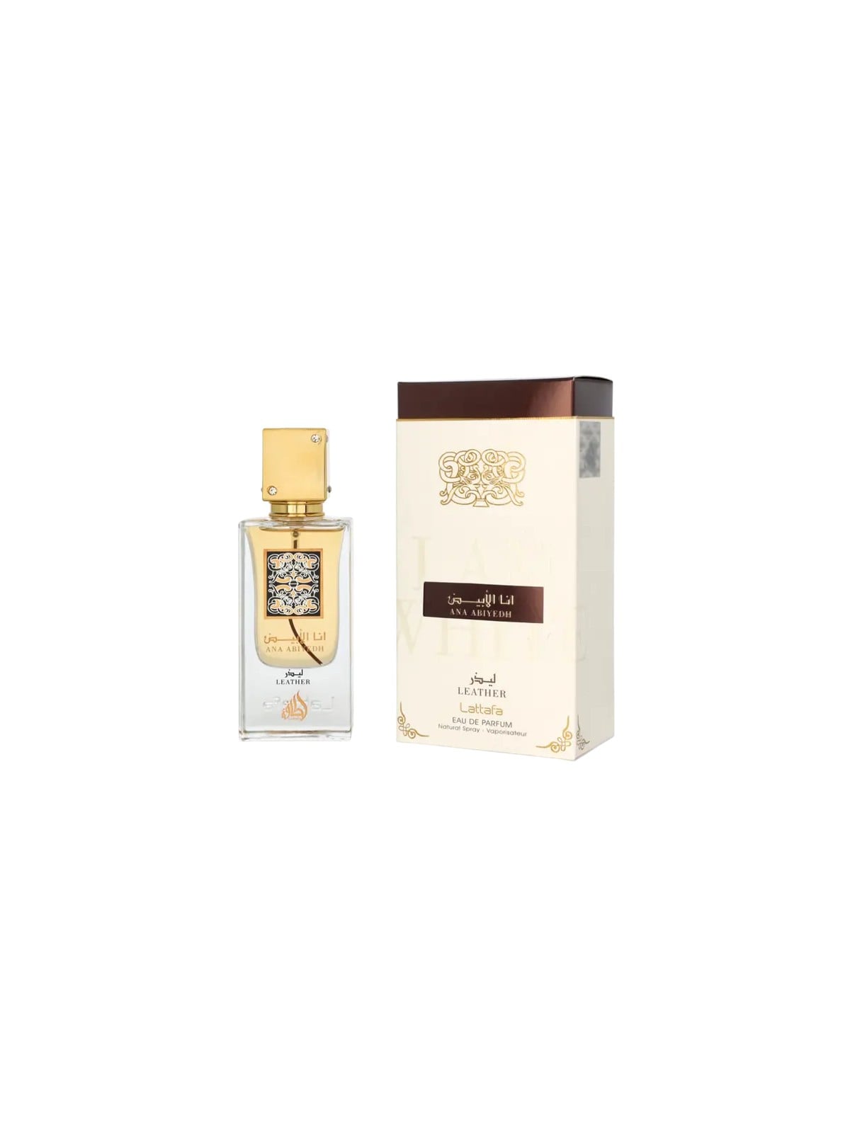 Lattafa Ana Abiyedh Leather Eau de Parfum Spray 60ml