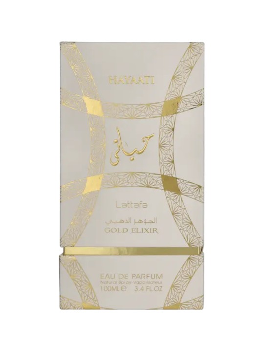 Lattafa Hayaati Gold Elixir Women eau de parfum Spray 100ml Lattafa Perfumes www.essenzetotalstyle.com 