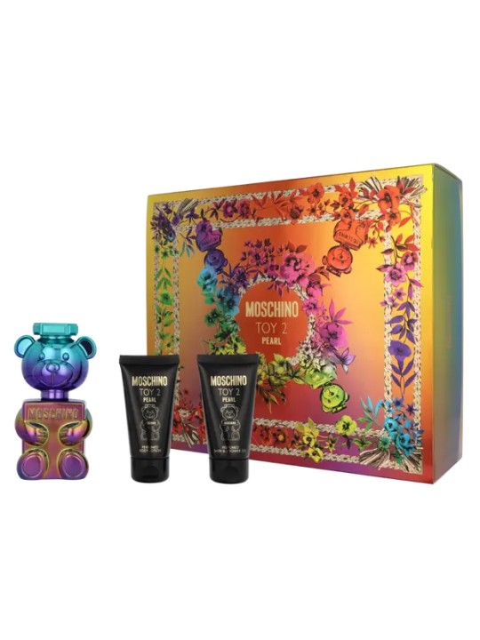 Moschino Toy 2 Pearl Giftset eau de parfum Spray 50ml Bath & Shower Gel 50ml Body Lotion 50ml 30ml