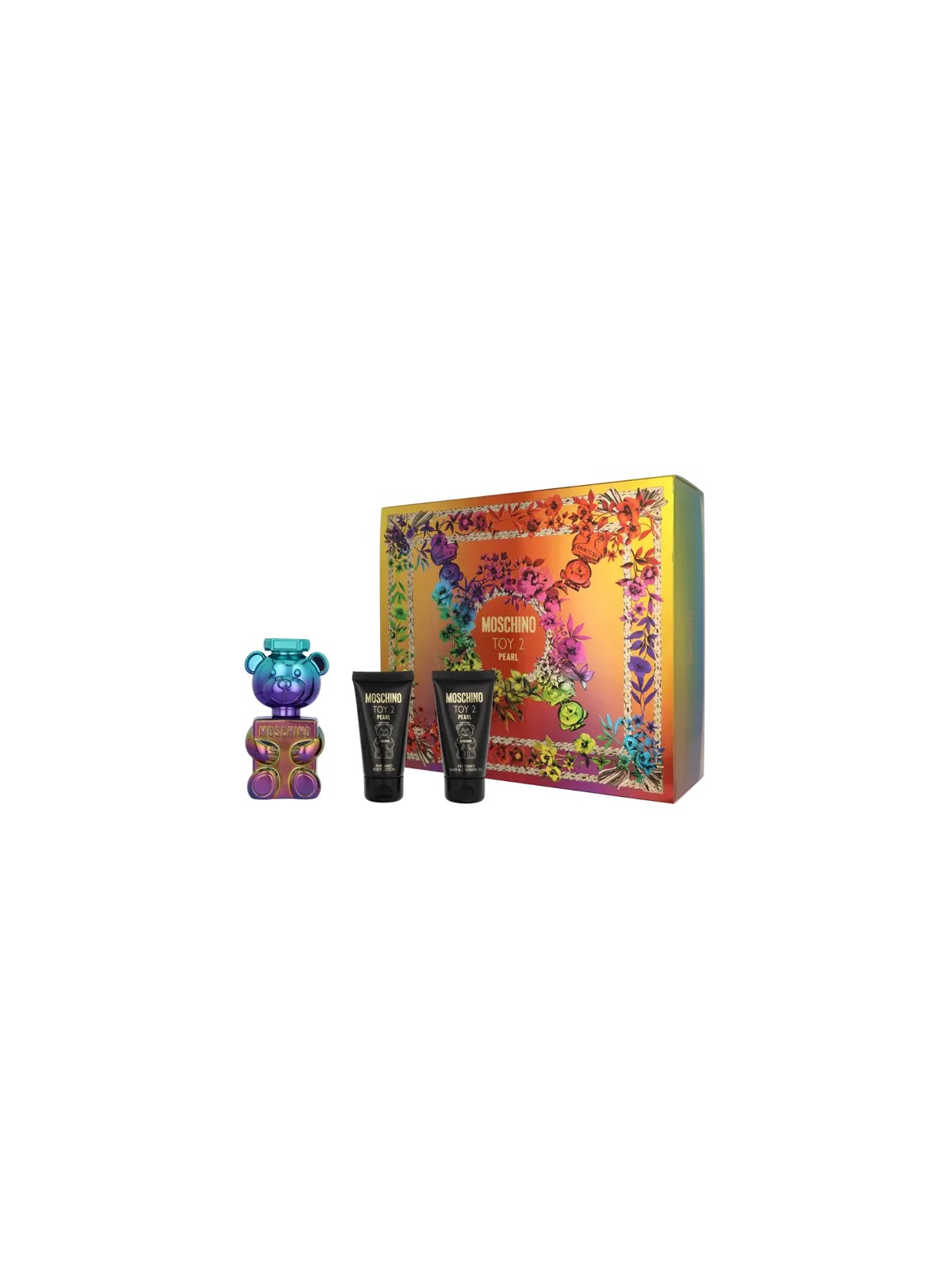 Moschino Toy 2 Pearl Giftset eau de parfum Spray 50ml Bath & Shower Gel 50ml Body Lotion 50ml 30ml