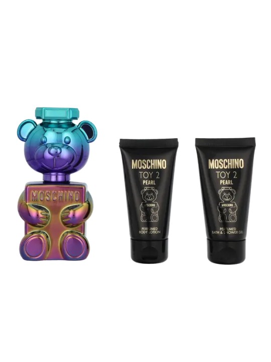 Moschino Toy 2 Pearl Giftset eau de parfum Spray 50ml Bath & Shower Gel 50ml Body Lotion 50ml 30ml