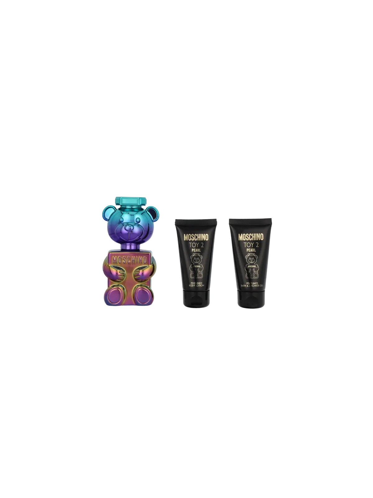 Moschino Toy 2 Pearl Giftset eau de parfum Spray 50ml Bath & Shower Gel 50ml Body Lotion 50ml 30ml