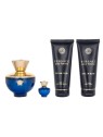 Versace Dylan Blue Pour Femme Giftset eau de parfum Spray 100ml eau de parfum Spray 5ml Body Lotion 100ml Bath & Shower Gel 100