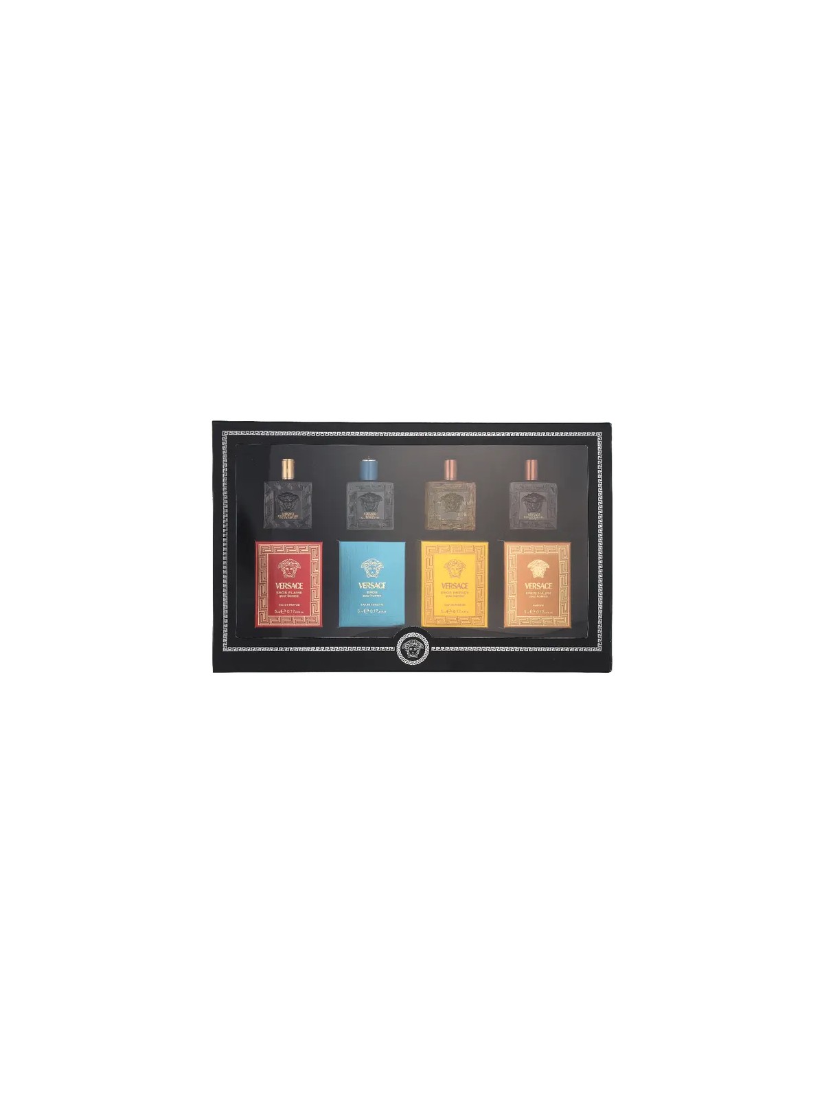 Versace Miniature Set Men 4x5ml - Eros Najim Parfum Eros Energy eau de parfum Eros eau de toilette Eros Flame eau de parfum 75m