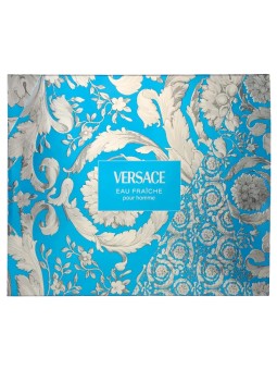 Versace Set da 3 pezzi EAU FRAICHE MAN Eau de Toilette spray 50 ml + Shower Gel 50 ml + Aftershave Balm 50 ml uomo