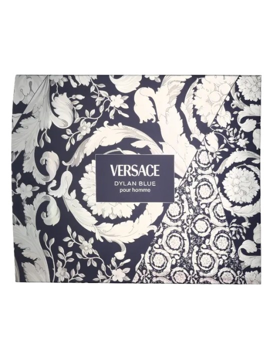 Versace Dylan Blue Pour Homme Giftset eau de toilette Spray 50ml Bath & Shower Gel 50ml Aftershave Balm 50ml 150ml