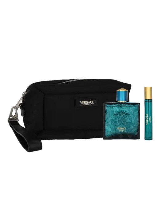 Versace Man Eau Fraiche SET eau de toilette 100ml + eau de toilette 10ml + trousse uomo