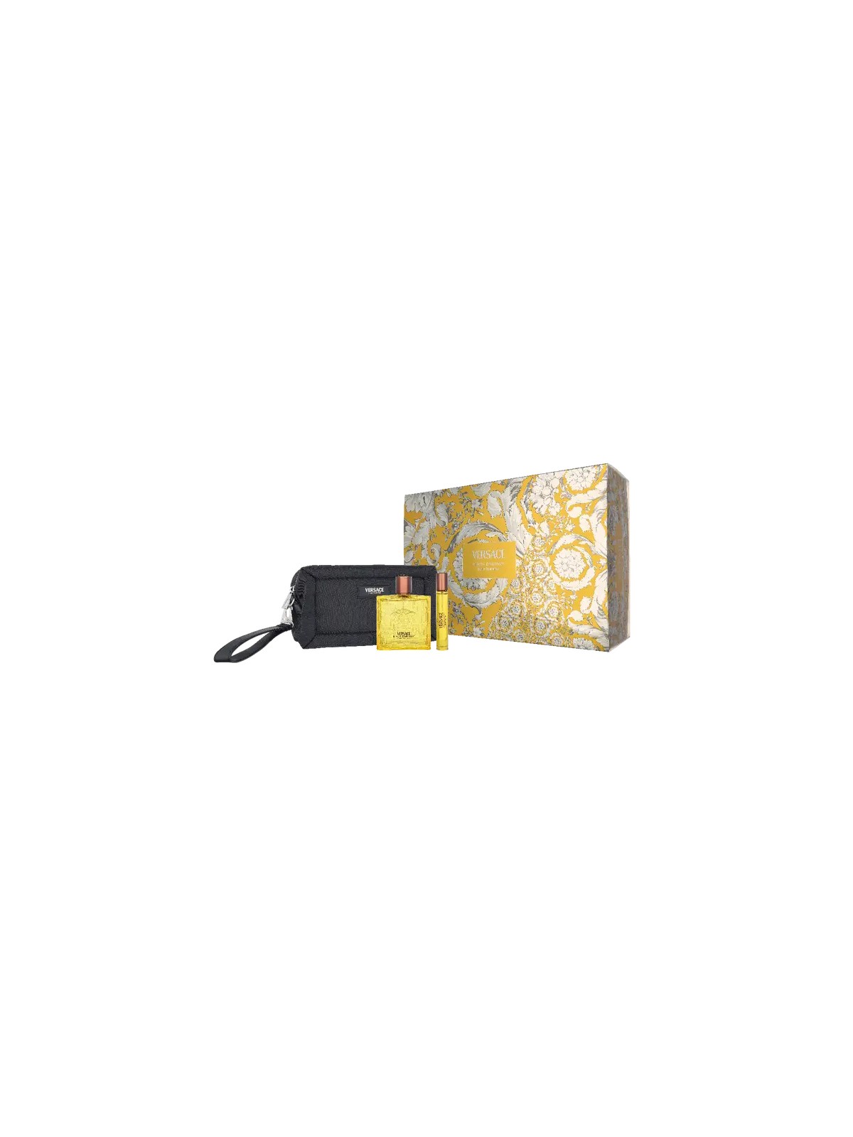 Versace Eros Energy Set regalo eau de parfum 100ml, eau de parfum in miniatura 10ml e cosmetici per uomo