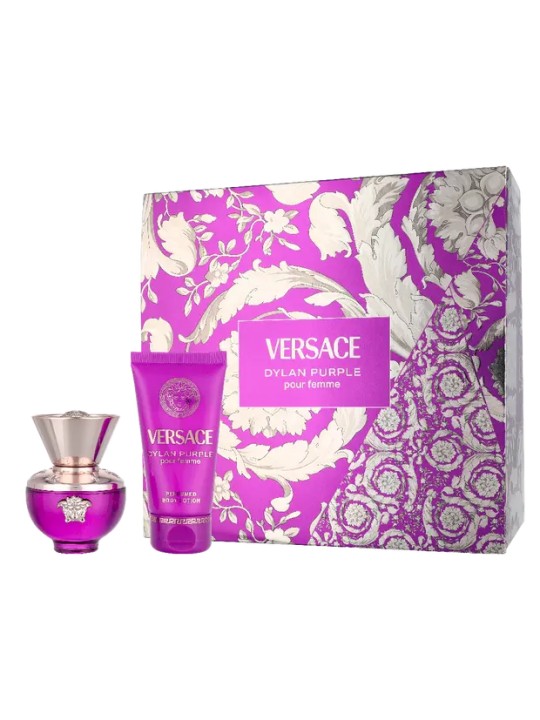 Versace Dylan Purple Giftset eau de parfum Spray 30ml Body Lotion 50ml 50ml