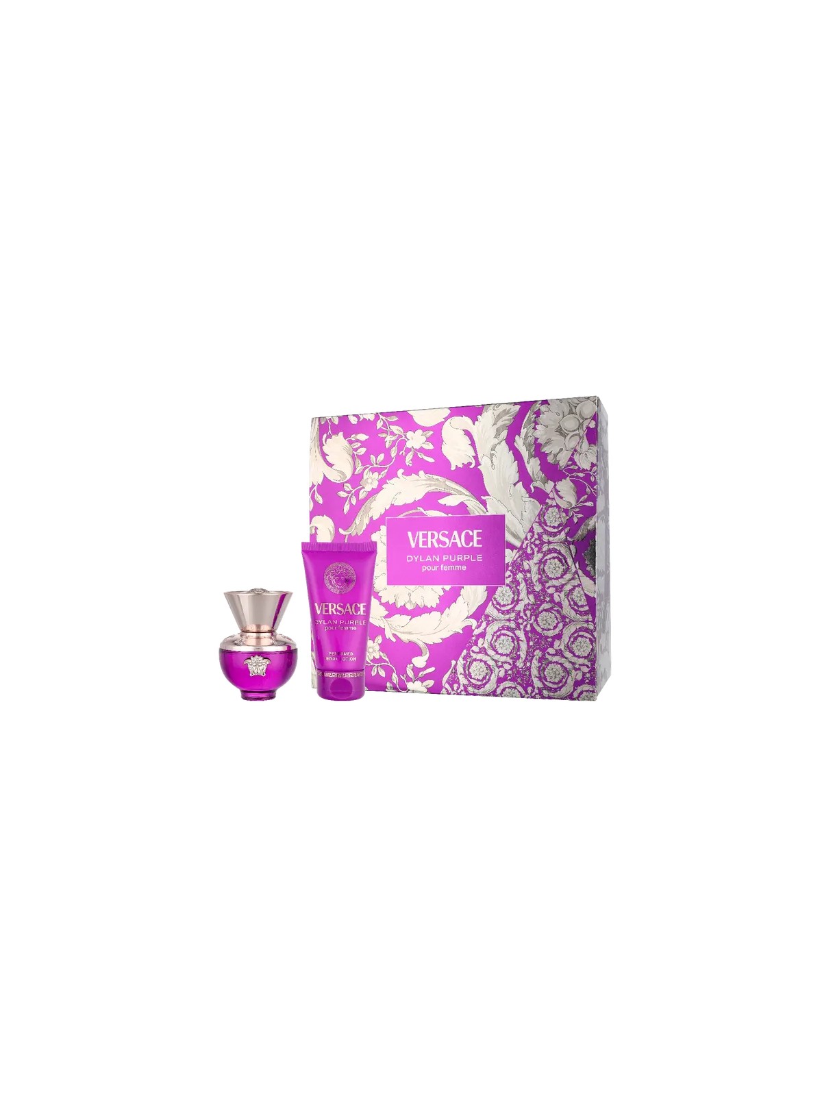 Versace Dylan Purple Giftset eau de parfum Spray 30ml Body Lotion 50ml 50ml